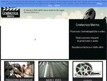 Tablet Screenshot of cinetecnicamarino.com